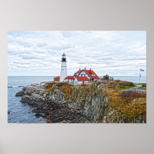 Portland Head Light, Maine Poster (Front)
