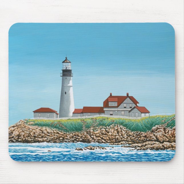 Portland Head Light Mouse Pad (Front)