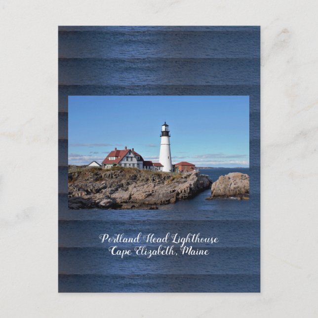 Portland Head Light Postcard  (Front)