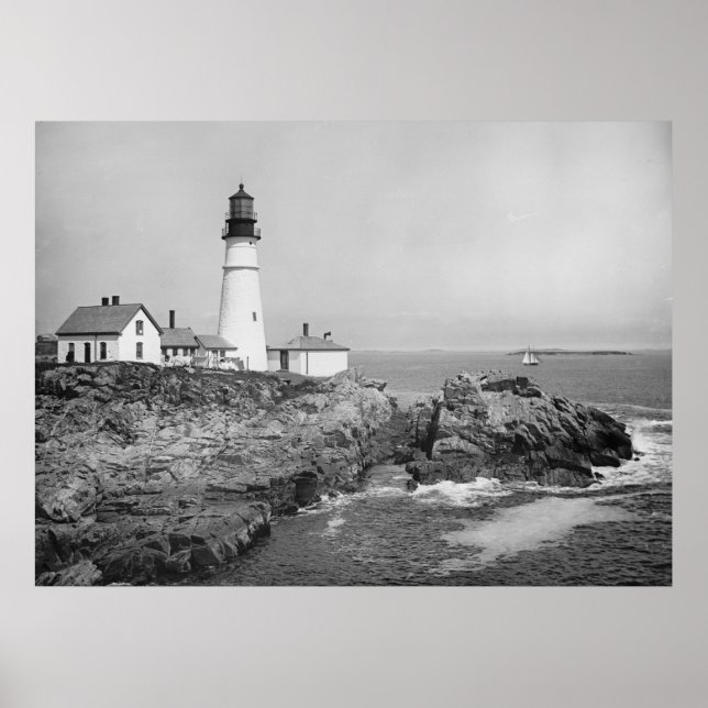 Portland Head Light Poster (Front)