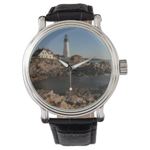 Portland Head Light Silver Plated Necklace Bangle  Watch