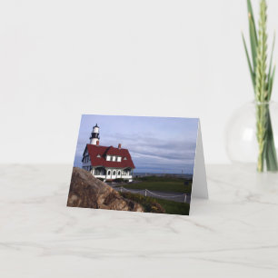 Portland Head Light Thank You Card
