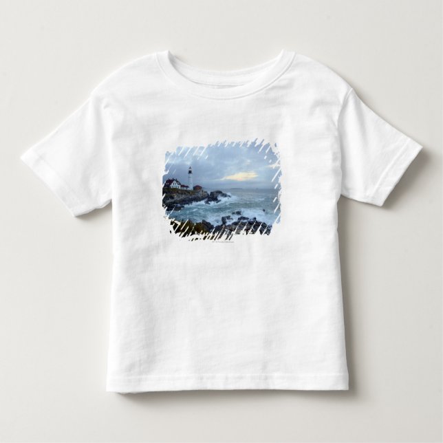 Portland Head Lighthouse at Sunrise Toddler T-Shirt (Front)