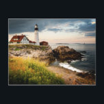 Portland Head Lighthouse | Cape Elizabeth, Me Postcard<br><div class="desc">Portland Head Light - Cape Elizabeth,  ME.,  USA</div>