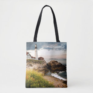 Portland Head Lighthouse Cape Elizabeth, Me Tote Bag