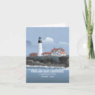Portland Head Lighthouse Card