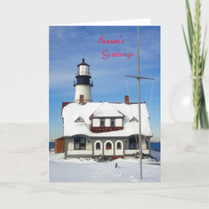Portland Head Lighthouse Holiday Card