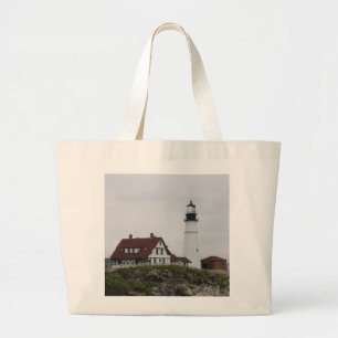 Portland Head Lighthouse Large Tote Bag