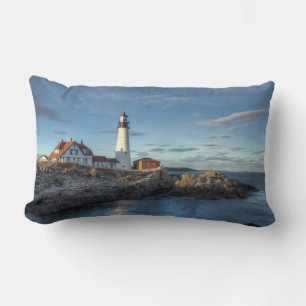 Portland Head Lighthouse Lumbar Cushion