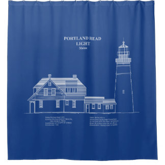 Portland Head Lighthouse - Maine – AD Shower Curtain