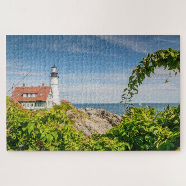 Portland Head Lighthouse Maine Jigsaw Puzzle (Horizontal)