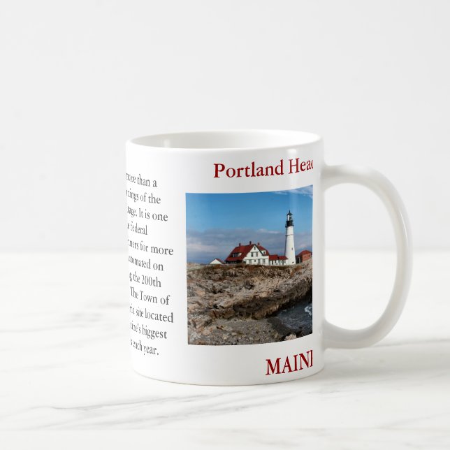 Portland Head Lighthouse, Maine mug (Right)