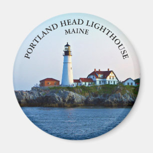 Portland Head Lighthouse, Maine Round Magnet