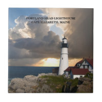 Portland Head Lighthouse Maine Sunset Photo
