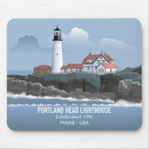 Portland Head Lighthouse Mouse Pad