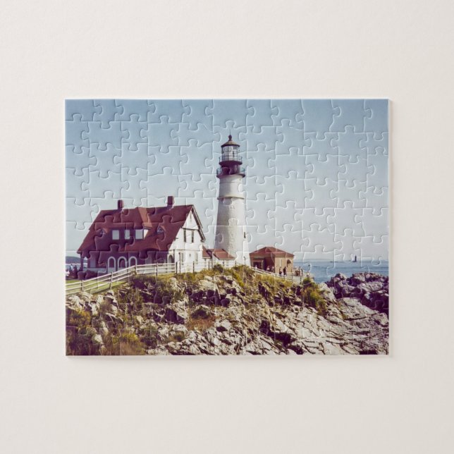Portland Head Lighthouse puzzle (Horizontal)