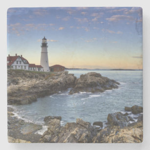 Portland Head Lighthouse Stone Coaster