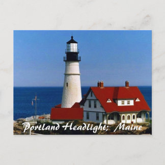 Portland Headlight, Maine Postcard