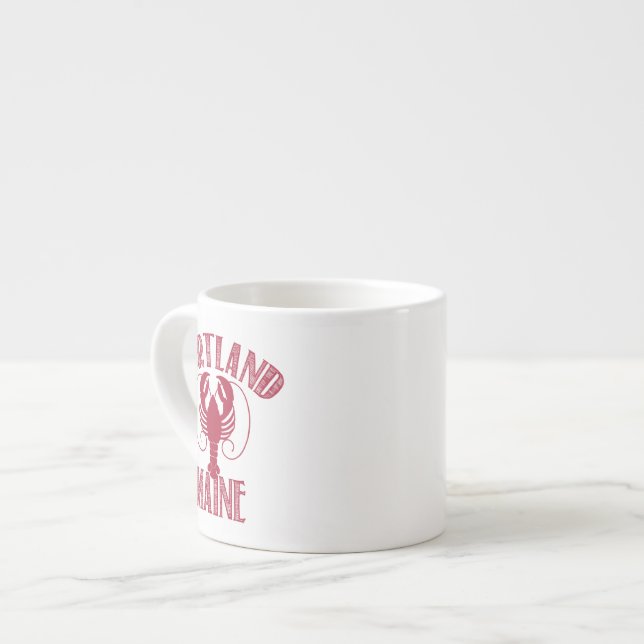 Portland Main Lobster Espresso Cup (Front Left)