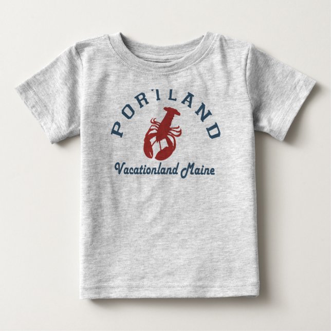Portland Maine (2) Baby T-Shirt (Front)