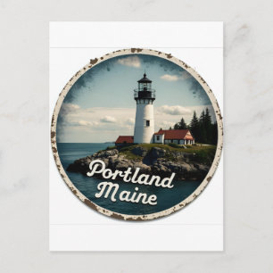 Portland, Maine   Lighthouse Postcard