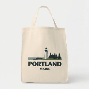 Portland Maine United States Tote Bag