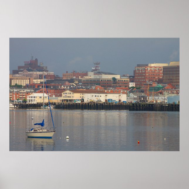 Portland Maine waterfront Poster (Front)