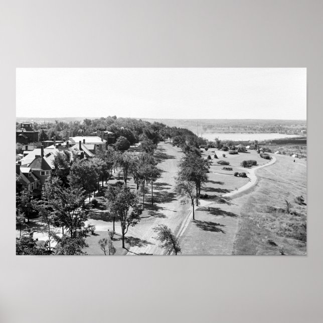 Portland, Maine Western Promenade Poster (Front)