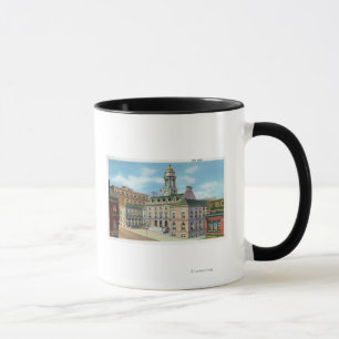 Portland, MaineExterior View of City Hall 2 Mug