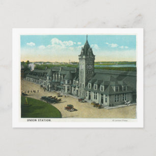 Portland, MaineExterior View of Union Station Postcard