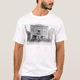 Portland, OR Fire Station Horse Drawn and Men T-Shirt