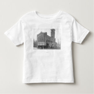 Portland, OR Fire Station View and Tower Toddler T-Shirt