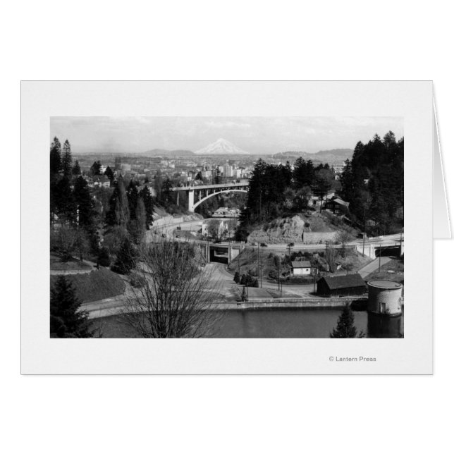 Portland, OR Town View from City Park (Front Horizontal)