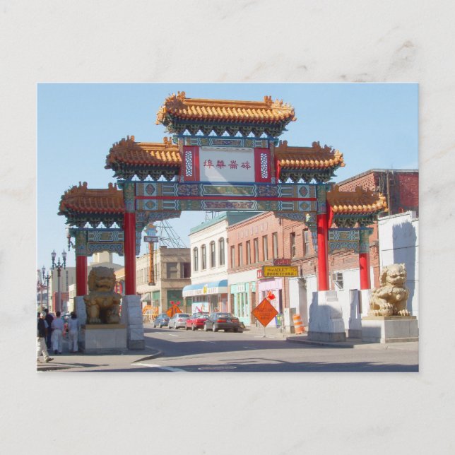 Portland Oregon Chinatown Gate Postcard (Front)