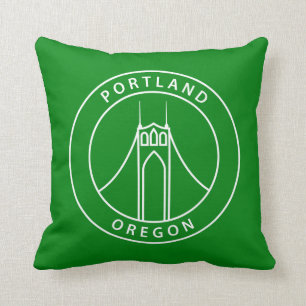 Portland Oregon Design Cushion