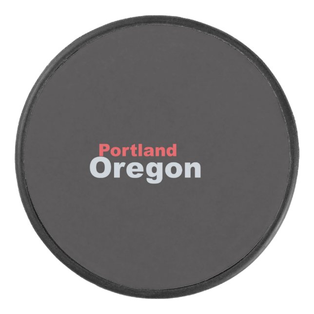 Portland, Oregon Hockey Puck (Front)