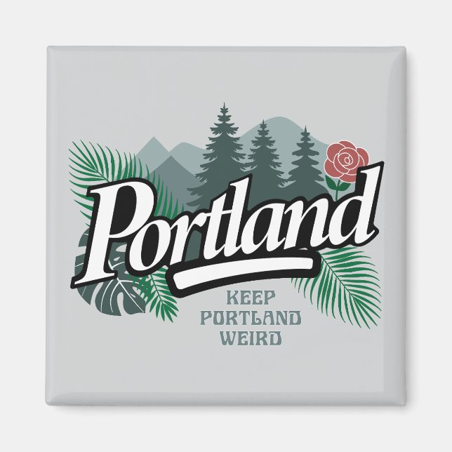 Portland Oregon Magnet (Front)