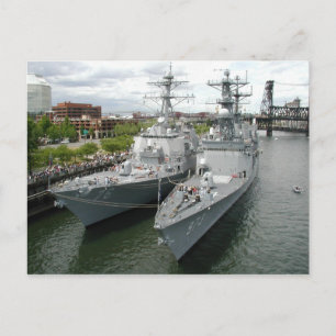 Portland Oregon Navy Ships Postcards