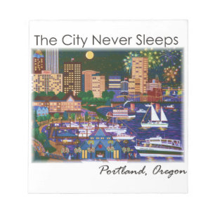 Portland Oregon @ Night Notepad