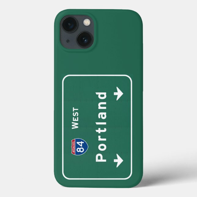 Portland Oregon or Interstate Highway Freeway : Case-Mate iPhone Case (Back)