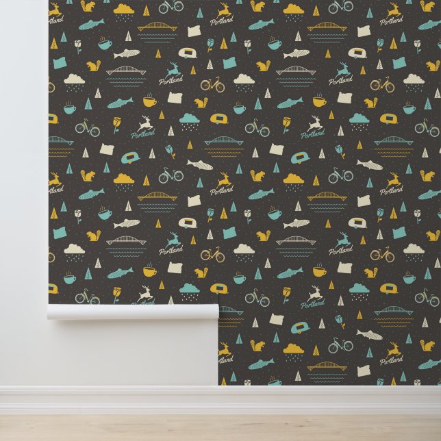 Portland, Oregon Pattern Wallpaper (Application)