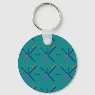 Portland Oregon PDX Airport Carpet Key Ring