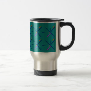 Portland Oregon PDX Airport Carpet Travel Mug