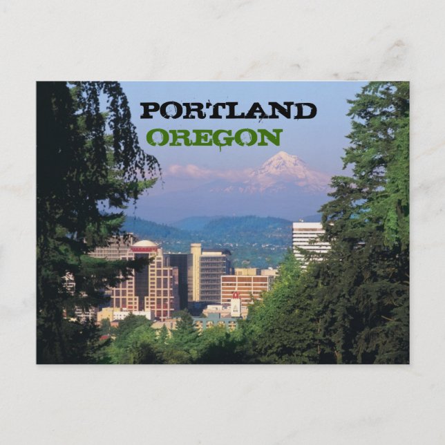 Portland, Oregon Postcard (Front)