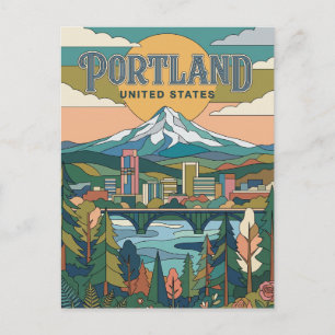 Portland Oregon Postcard