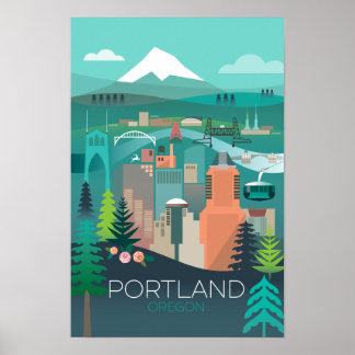 Portland, Oregon Print