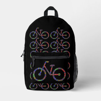 Portland Oregon Rose City Colourful Bikes Backpack