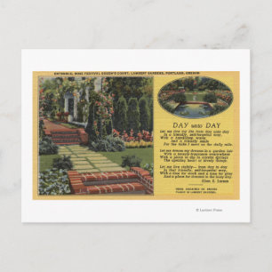 Portland, Oregon - Rose Festival Queens Court Postcard