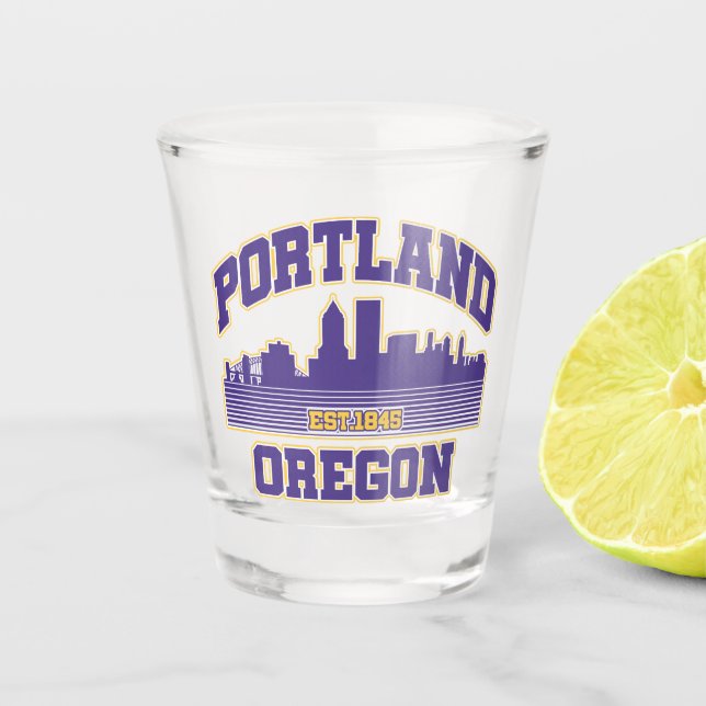 Portland,Oregon Shot Glass (Front)