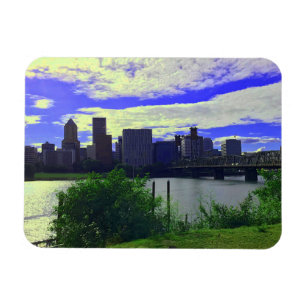 Portland, Oregon Skyline #2 Magnet 